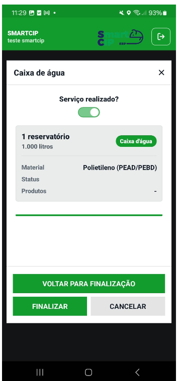 Tela 11 - Aplicativo SMARTCIP