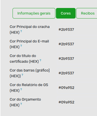 Tela 4 - Como configurar as informações da empresa