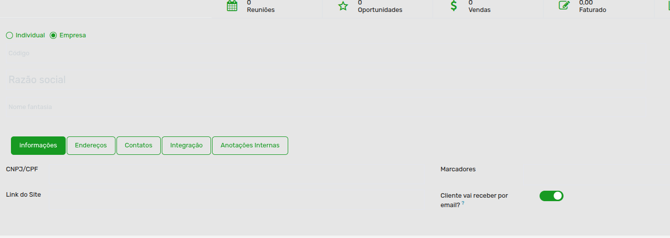 Tela 2 - Como criar um cliente