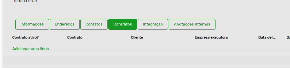 Tela 1 - Como criar um contrato