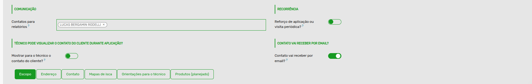 Tela 5 - Como criar uma visita