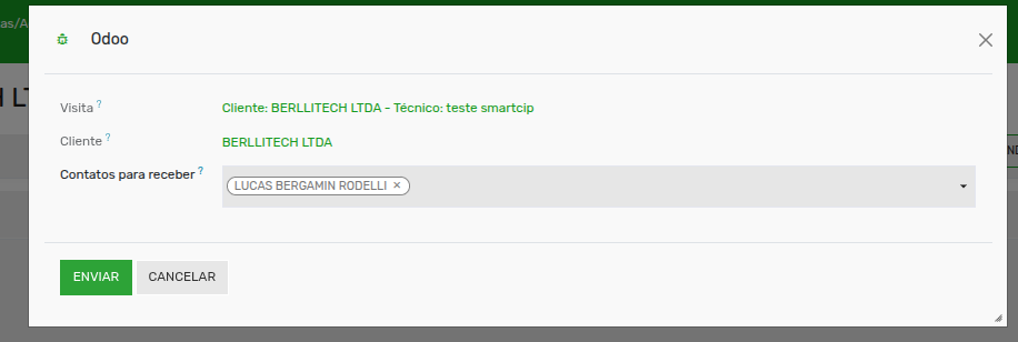 Tela 14 - Como criar uma visita