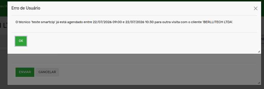 Tela 15 - Como criar uma visita