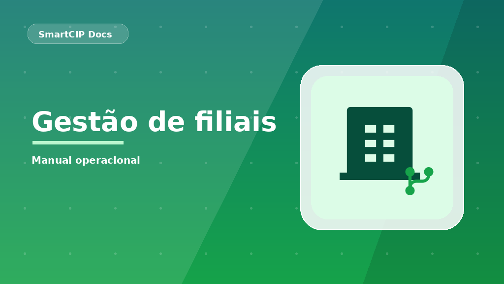 Módulo Gestão de Filiais