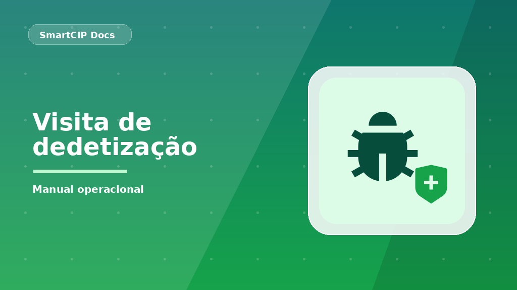 Como preencher a visita de dedetização