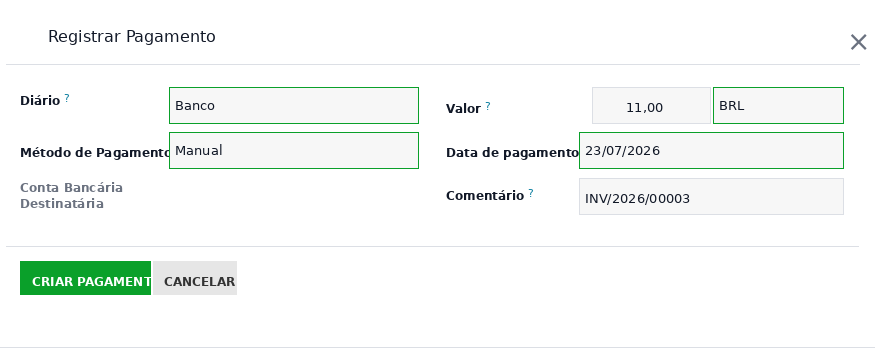 Tela 9 - Faturamento: contas a receber