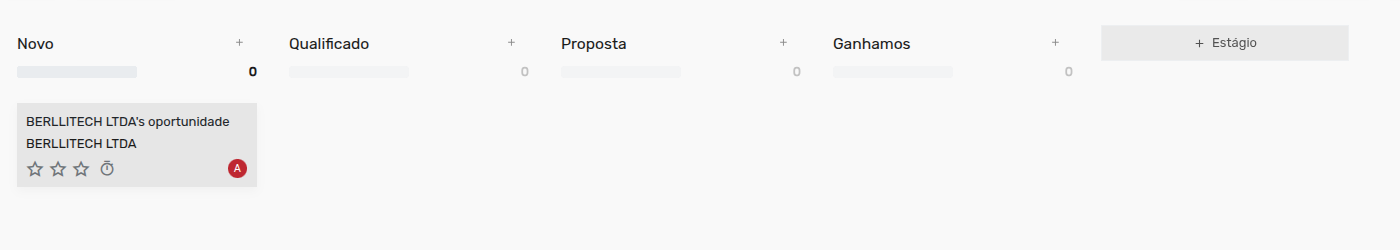 Tela 2 - Módulo CRM