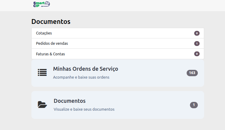 Tela 4 - Módulo Documentos