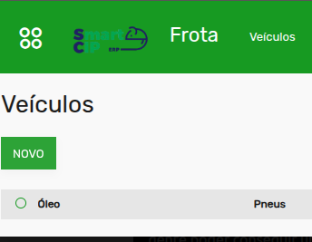 Tela 7 - Módulo Frota
