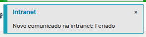 Tela 5 - Módulo Intranet