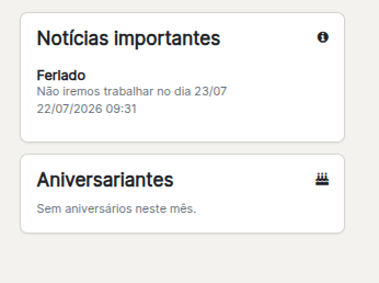 Tela 11 - Módulo Intranet
