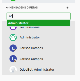 Tela 5 - Módulo Mensagens