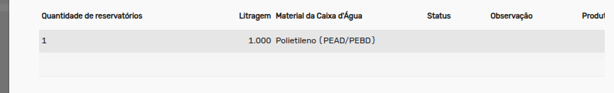 Tela 2 - Como preencher a visita de caixa d'água