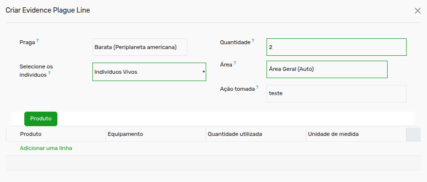 Tela 5 - Como preencher a visita de dedetização